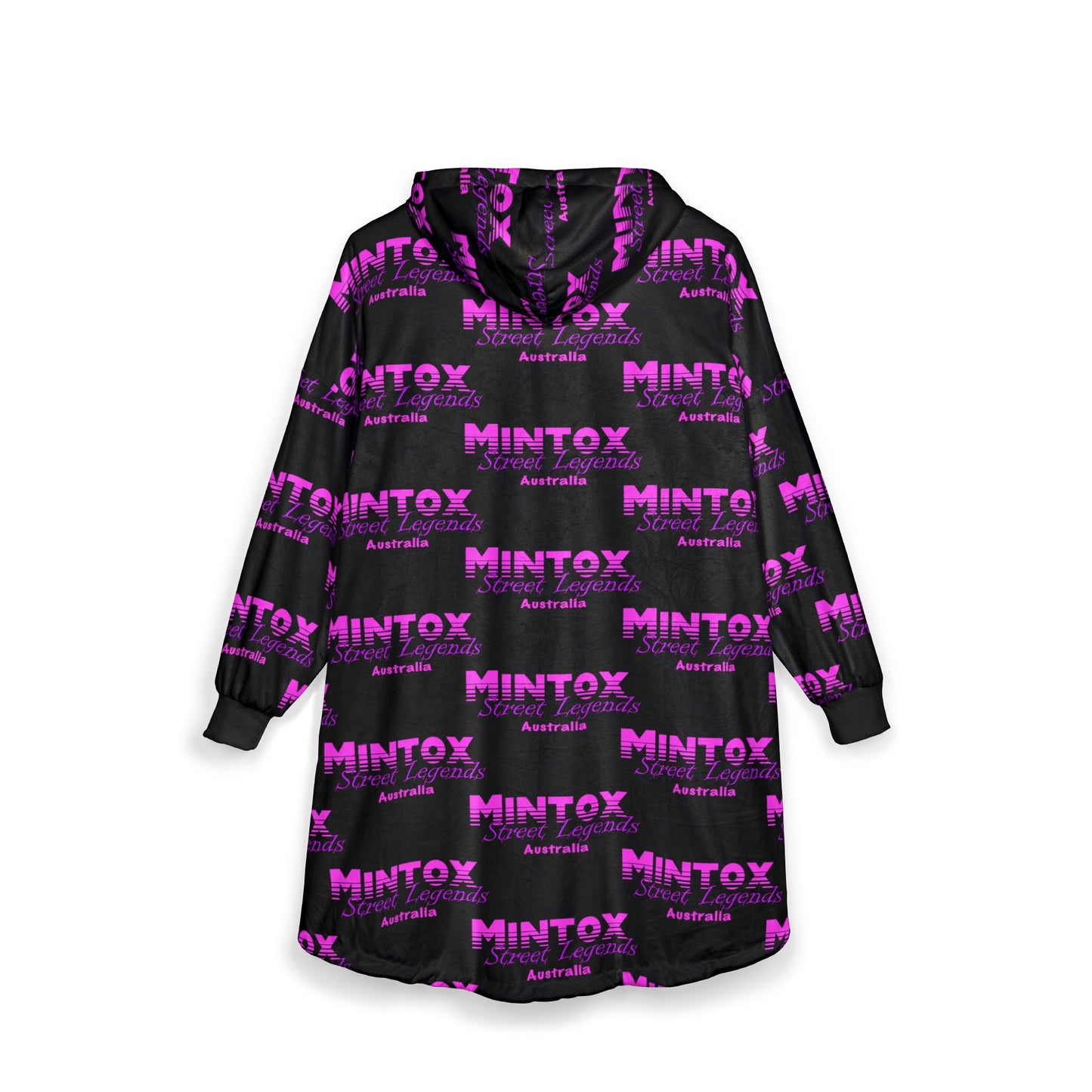 Mintox Pink Hooded Blanket