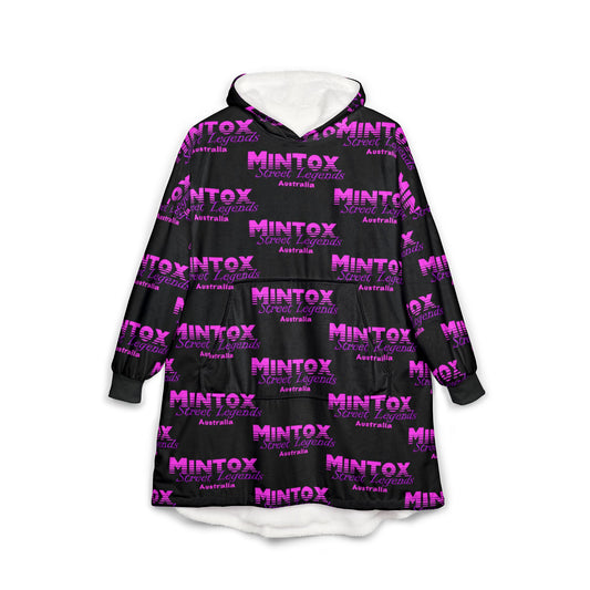 Mintox Pink Hooded Blanket
