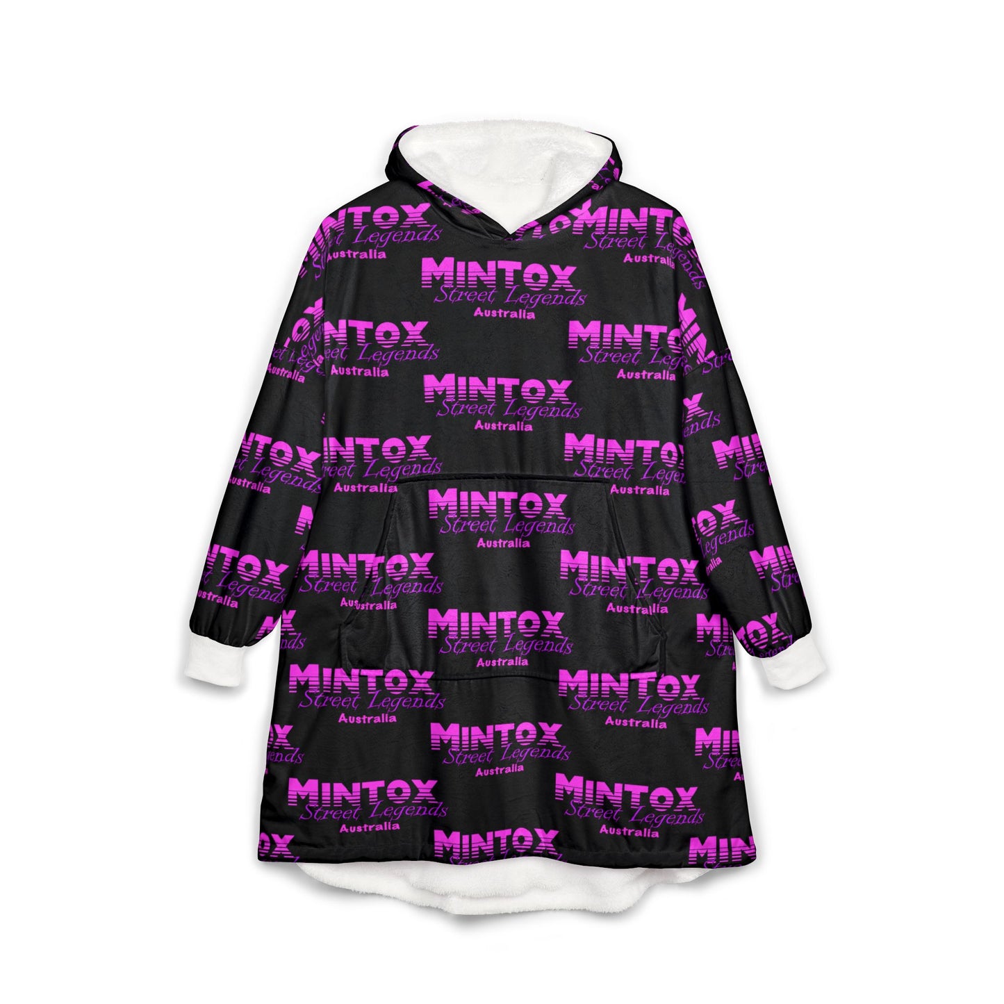 Mintox Pink Hooded Blanket