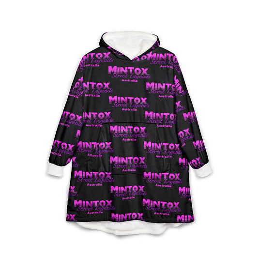Mintox Pink Hooded Blanket