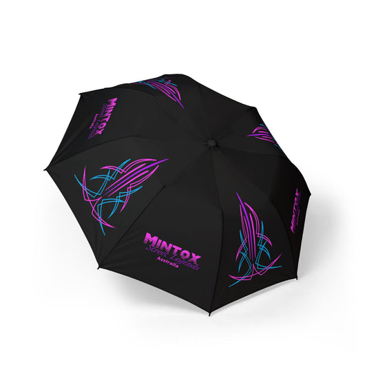 Hot Pink Mintox Pinstripe Umbrella