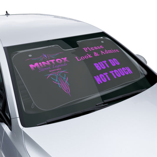 Pink Pinstripe Sun Visor