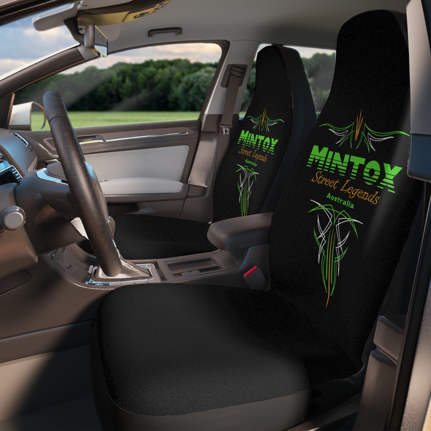 Cool Car Seat Covers for Gamers, Custom Auto Accessories, Car Interior Decor, Gift for Car Enthusiasts, Street Legends Design