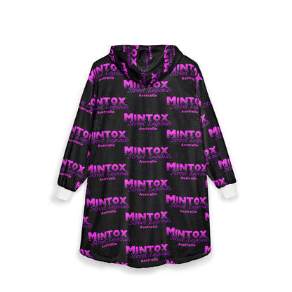 Mintox Pink Hooded Blanket