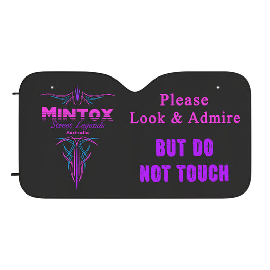 Pink Pinstripe Sun Visor