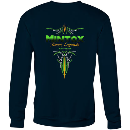 Mintox Original Green Pinstripe Crew/Jumper